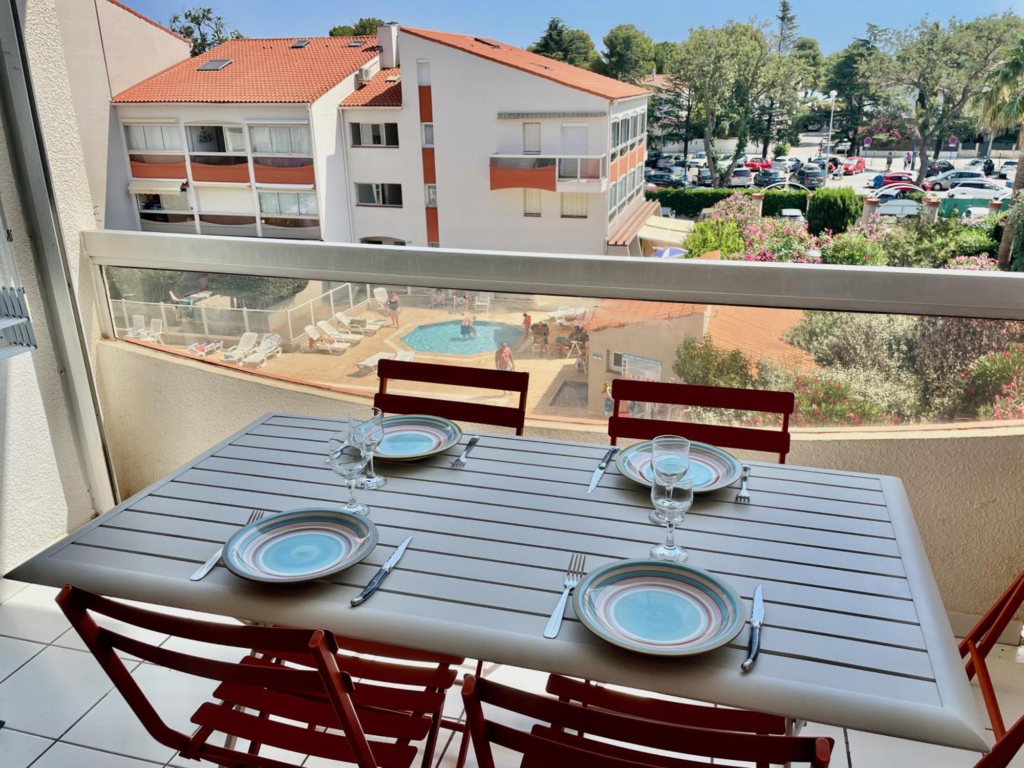 Appartement Golfes Clairs - Duplex Climatise - Wifi à Argelès-sur-Mer Extérieur photo